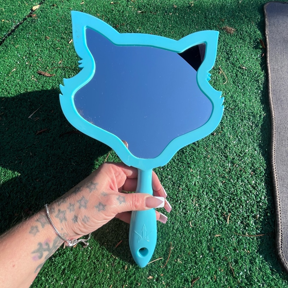 Jeffree Star Cat Hand Mirror – Blue | Limited Edition